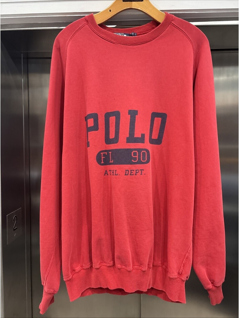 Vintage 90’s Red Polo Athletic crewneck sweatshirt XL